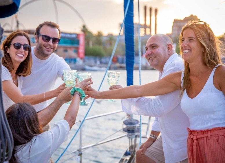 Sailing & Wine Tasting With Expert Sommelier in Barcelona