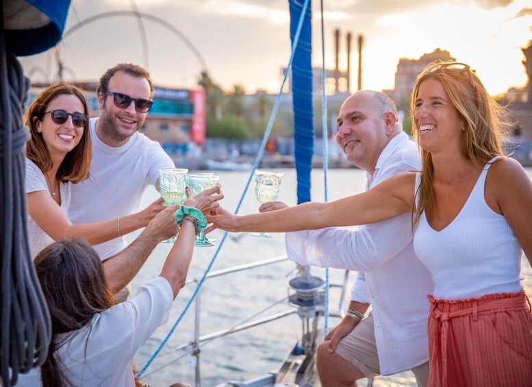 Sailing & Wine Tasting With Expert Sommelier in Barcelona