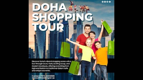 Doha: Tour privato dello shopping in veicolo climatizzato