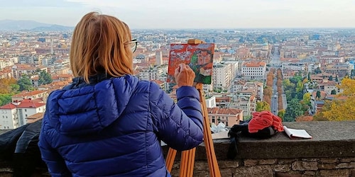 Bergamo: Create your painting en plein air!