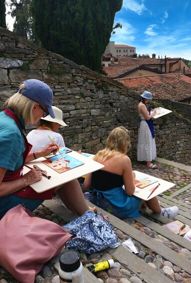 Picture 1 for Activity Bergamo: Create your painting en plein air!