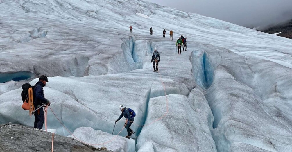 Picture 1 for Activity Glacier walk at Okstindbreen and Summit hike to Oksskolten