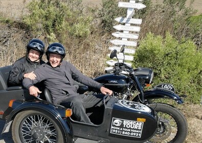 Santa Barbara : Tandem Sidecar panoramique privé excursion