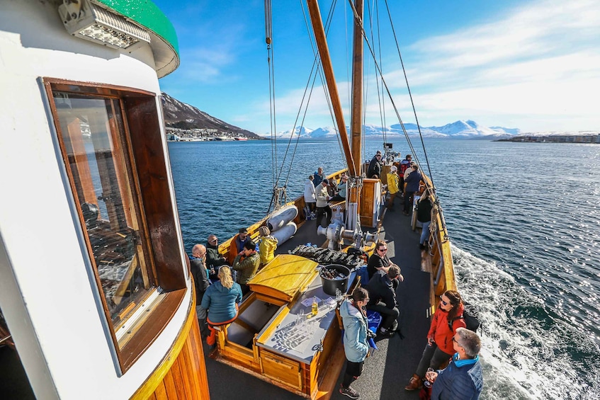 Picture 4 for Activity Tromsø: Fjord History Cruise with Snack and Drinks