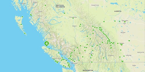 Western Canada Self-Driving Audio Guide English and German