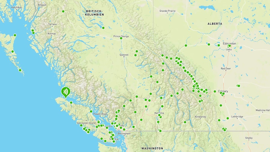 Western Canada Self-Driving Audio Guide English and German