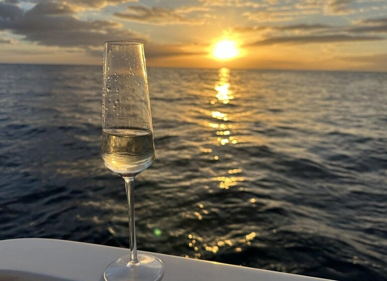 Picture 7 for Activity Tenerife: Private Luxury Sunset Boat Experience