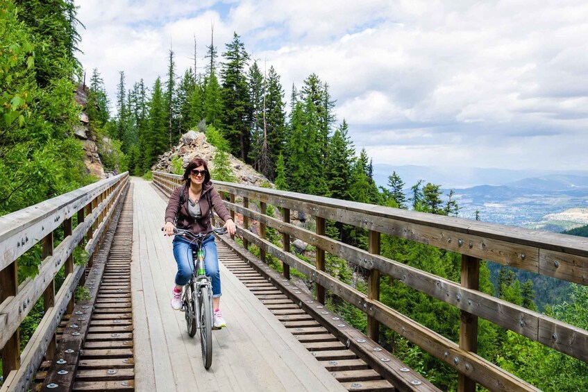 Picture 2 for Activity Kelowna: Myra Canyon E-Bike Tour