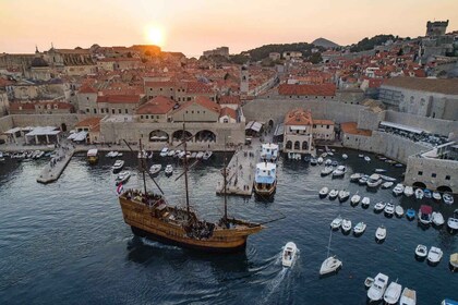 Panoramische rondvaart door de oude binnenstad van Dubrovnik met Karaka