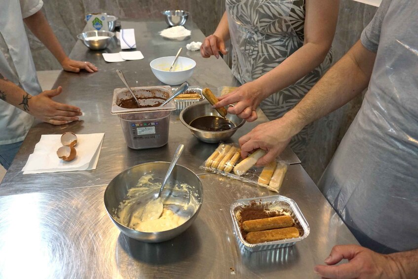 Picture 3 for Activity Tiramisù Making Class With Limoncello or Meloncello Tasting