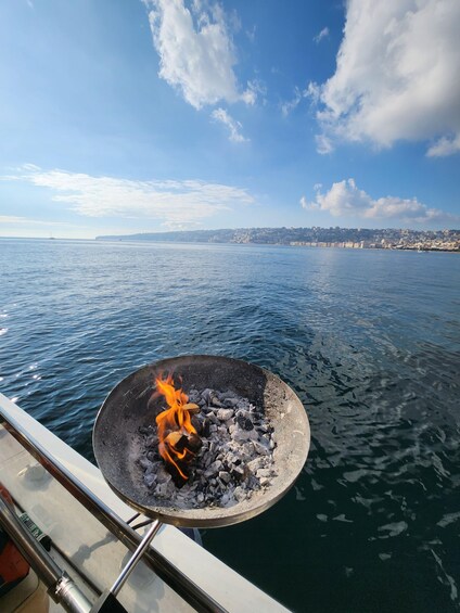 Picture 3 for Activity Barbecue on boat (Meat option) - Napoli seaview