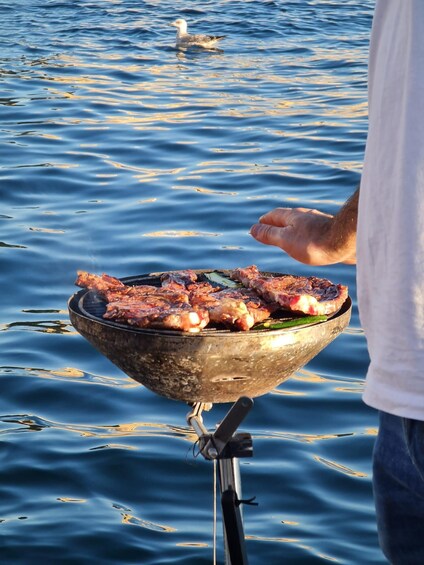 Barbecue on boat (Meat option) - Napoli seaview