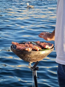 Barbecue on boat (Meat option) - Napoli seaview