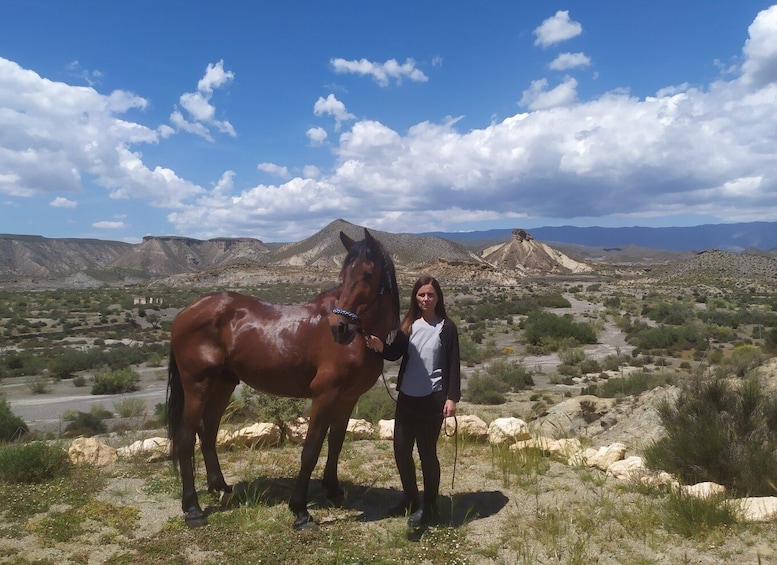 Picture 1 for Activity Almeria: Tabernas Desert Horse Riding for experienced riders