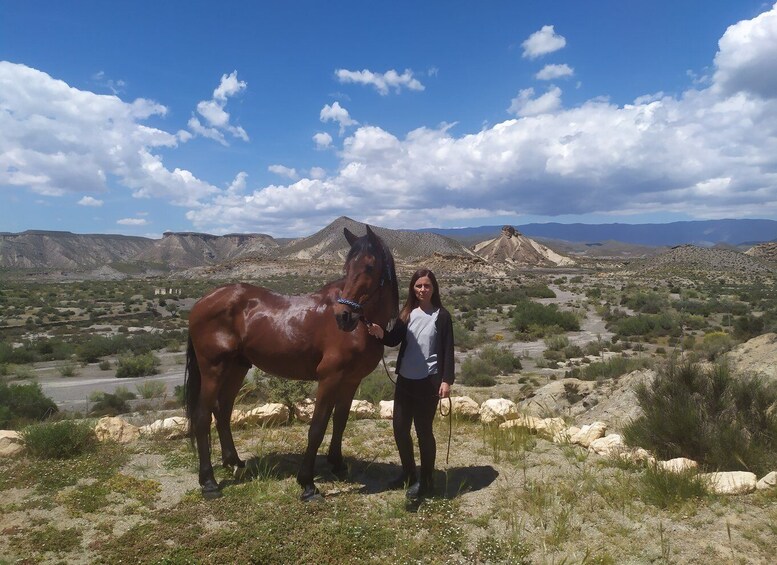 Picture 1 for Activity Almeria: Tabernas Desert Horse Riding for experienced riders