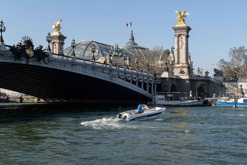 Picture 1 for Activity Paris private boat Seine River start near Eiffel Tower