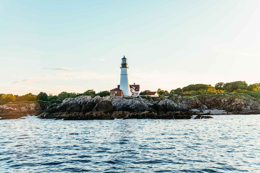 Picture 1 for Activity Portland: Sunset Lighthouse Cruise in Casco Bay with Drinks