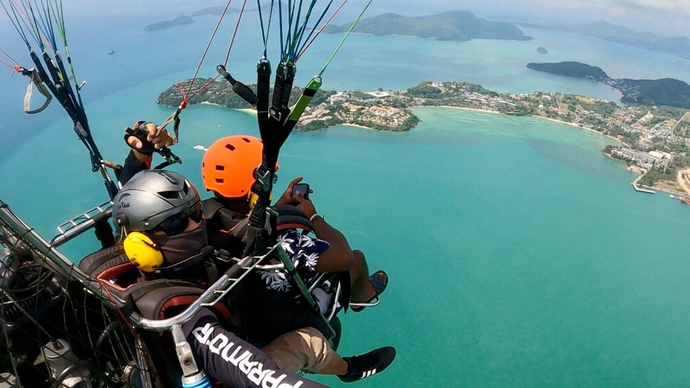 Picture 4 for Activity Phuket: Tandem Paramotor Flying Adventure with Certificate