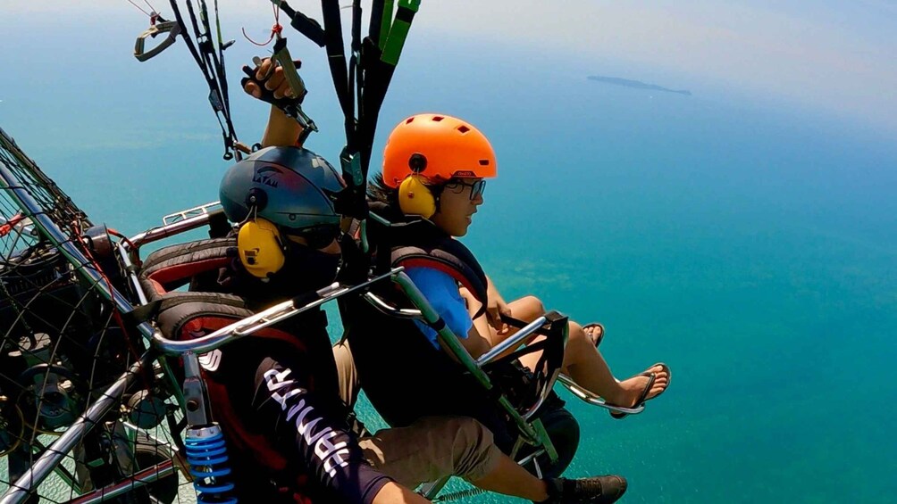 Picture 5 for Activity Phuket: Tandem Paramotor Flying Adventure with Certificate