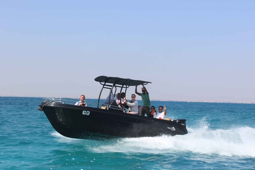 Picture 4 for Activity Hurghada: Private Speedboat To Sand bank Abu Minqar Islands