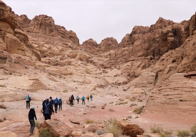 From Wadi Rum: 2-Day Hiking Adventure and Jeep Tour