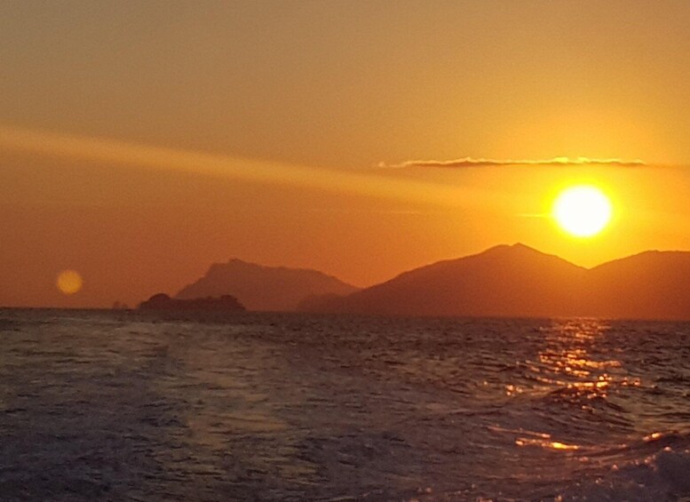 Sunset tour by private boat on the Amalfi Coast