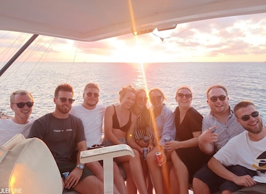 Excursion en bateau au coucher du soleil à Curaçao : visite de 2 heures
