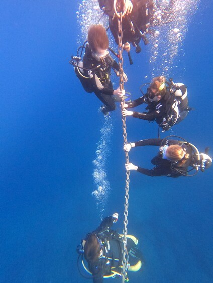 Scuba Diving 1 day course in Villasimius