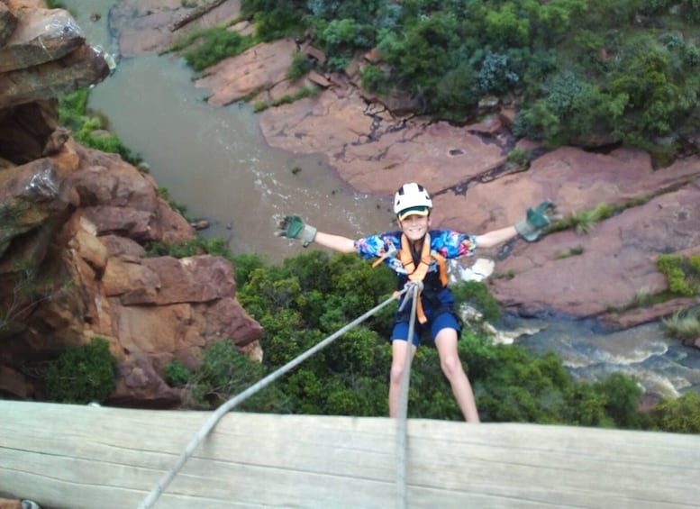 Picture 2 for Activity Extreme Abseil, 55m high with lovely hike back to the top.