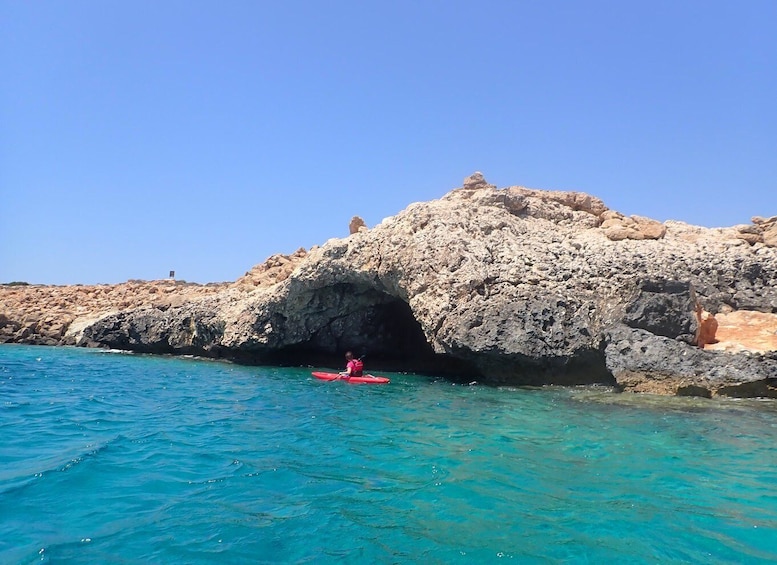 Picture 1 for Activity From Agia Napa : East Cape Greko Private Guided Kayak Tour