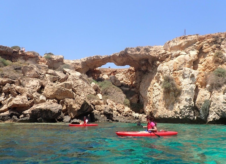 From Agia Napa : East Cape Greko Private Guided Kayak Tour