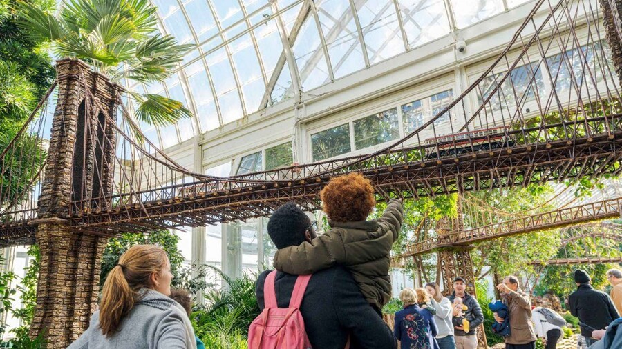Picture 1 for Activity New York Botanical Garden: Holiday Train Show & Glow Tickets