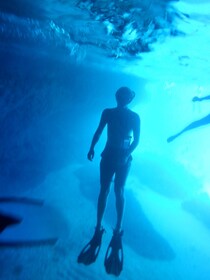 Aventura en lancha rápida, playa, habitación azul y snorkel en Curaçao