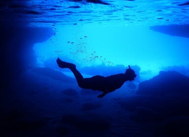 Curacao hurtigbåt, strand, blått rom og snorkeleventyr