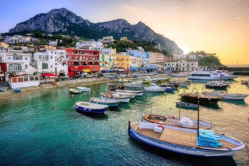 Naples: Capri Transfer with Island Boat Tour and Free Time