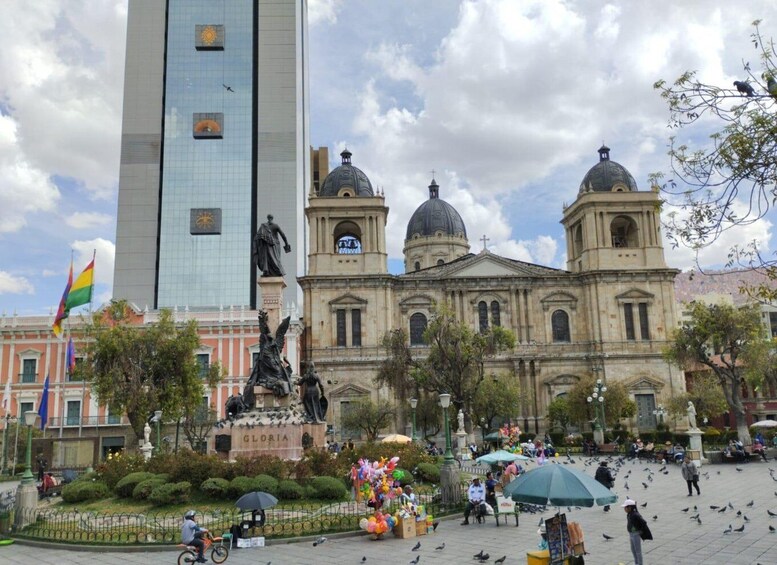 Walking city tour La Paz