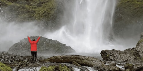 Multnomah Falls: Sunset Guided Tour to Five Waterfalls