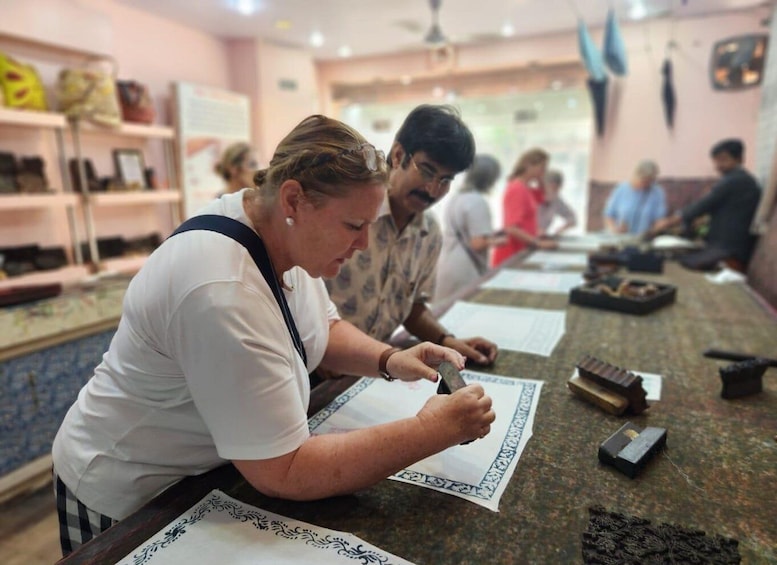 Jaipur: Block Printing Workshop In the Heart of City Center