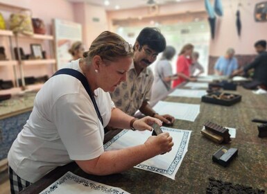 Jaipur: Workshop med bloktryk i hjertet af byen