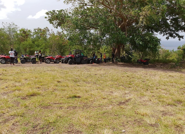 Picture 2 for Activity St. Kitts: Jungle Bikes ATV and Beach Guided Tour