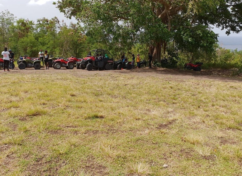 Picture 2 for Activity St. Kitts: Jungle Bikes ATV and Beach Guided Tour