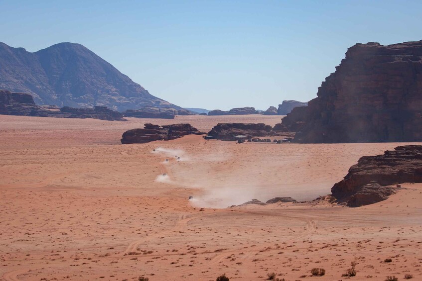 Picture 4 for Activity From Wadi Rum: 2-Hour Jeep Tour with Meals & Overnight Stay