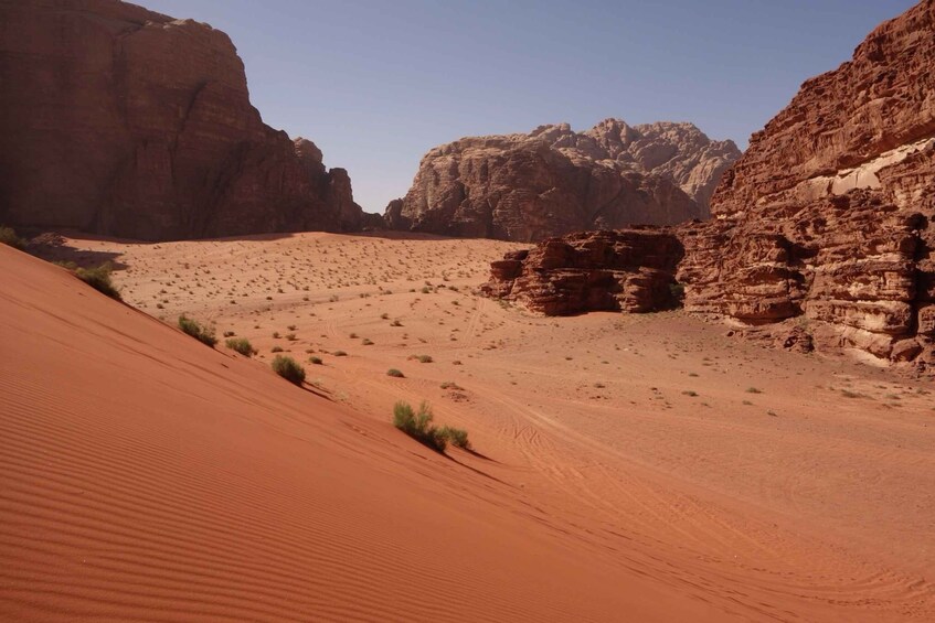 Picture 3 for Activity From Wadi Rum: 2-Hour Jeep Tour with Meals & Overnight Stay