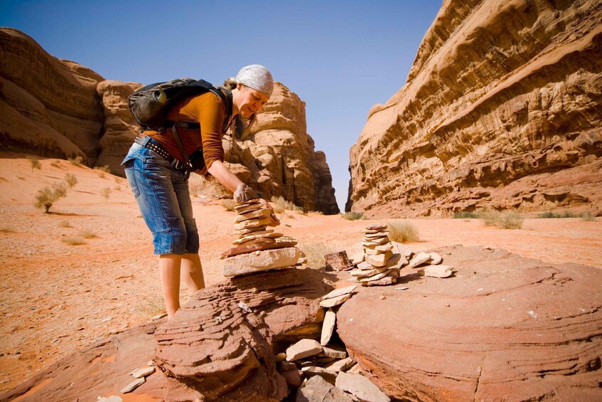 Picture 1 for Activity From Wadi Rum: 2-Hour Jeep Tour with Meals & Overnight Stay