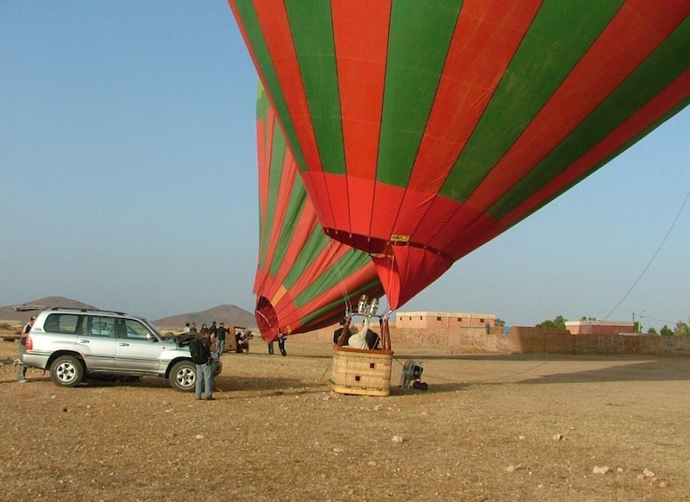 Marrakech: Private Hot Air Balloon Flight with Breakfast