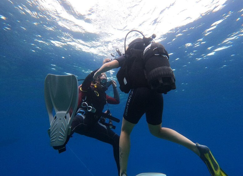 Open Water Diver 1st level course in Villasimius