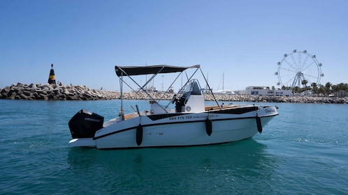 Benalmadena: Boat Rental in Malaga for hours