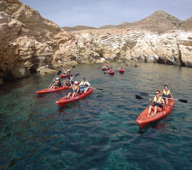 Picture 4 for Activity San José: Cabo de Gata Natural Park Kayak and Snorkel Tour