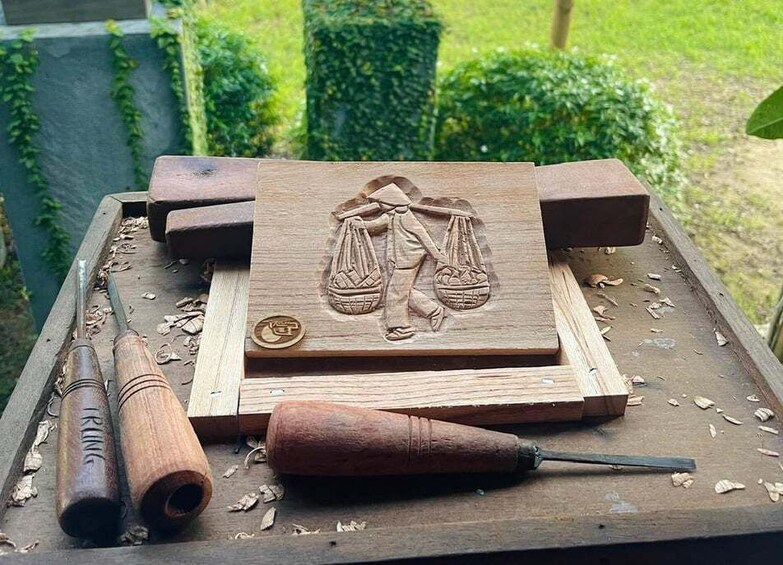 Picture 5 for Activity Hoi An: 3-Hour Wood Carving Class with Local Artist
