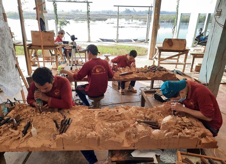 Picture 34 for Activity Hoi An: Wood Carving Class with Village Master Artisan